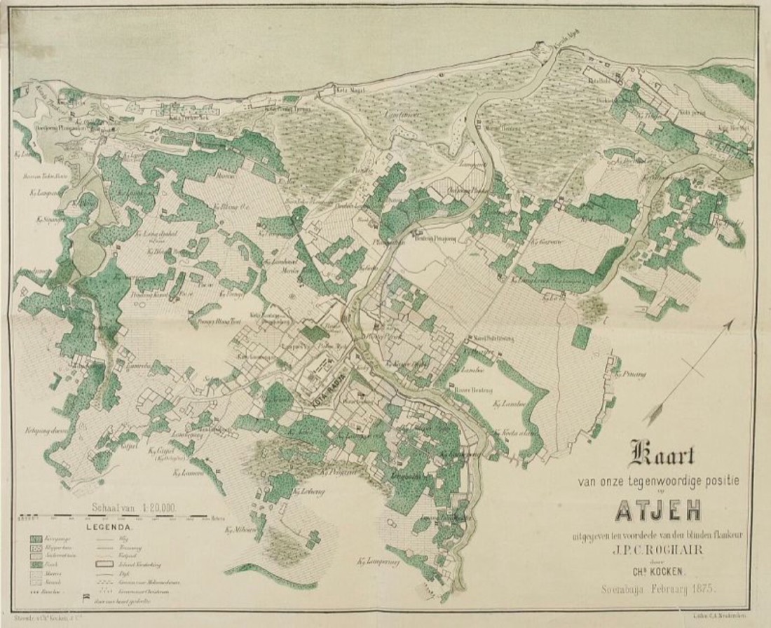 The Aceh War terrain, 1874