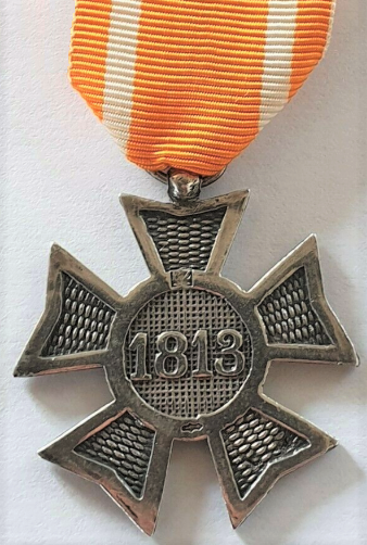 The Zilveren Herdenkingskruis 1813-1815 medal
