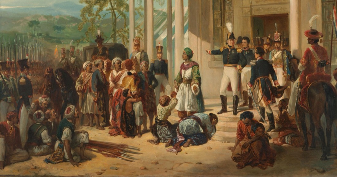 The Arrest of Diponegoro by Lieutenant General De Kock