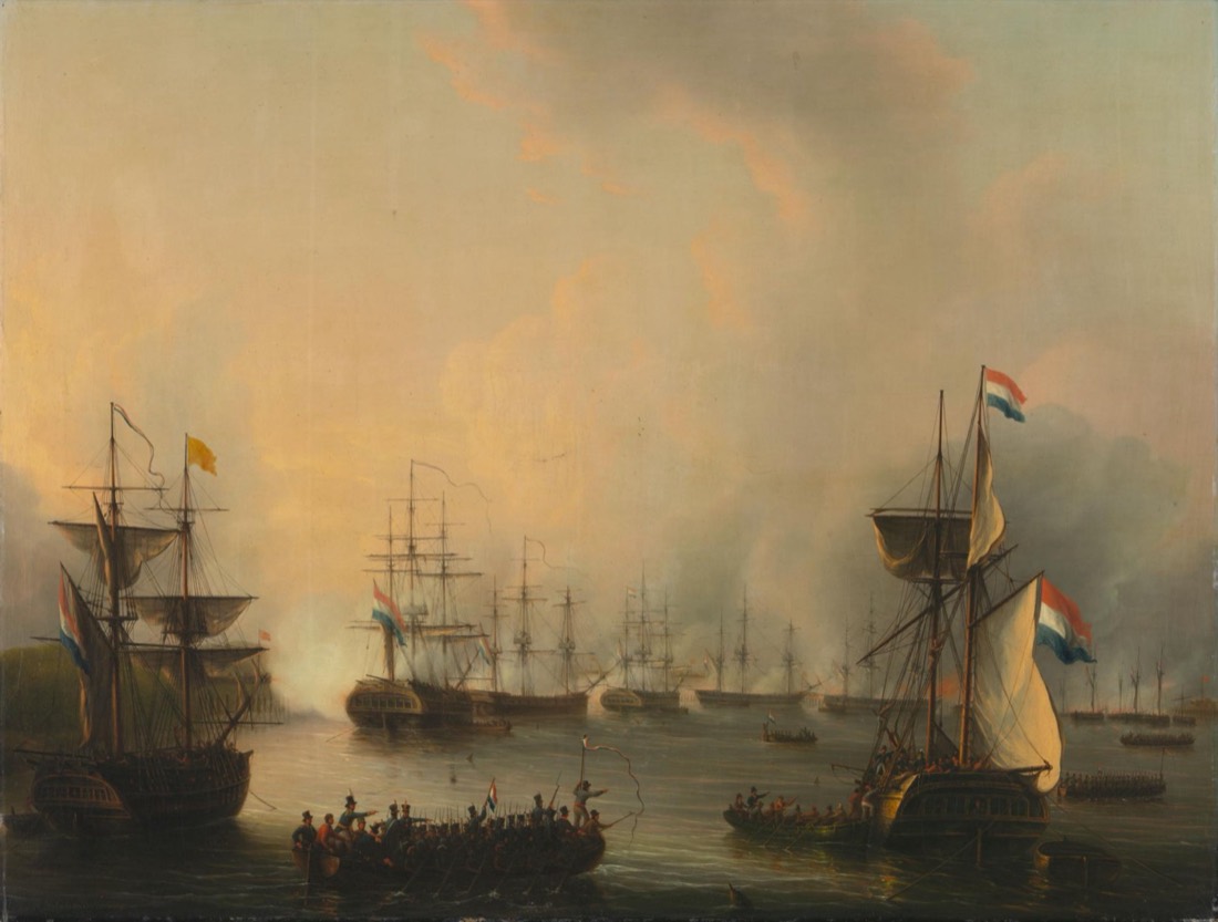 The Bombardment of Palembang, Sumatra, 24 June 1821