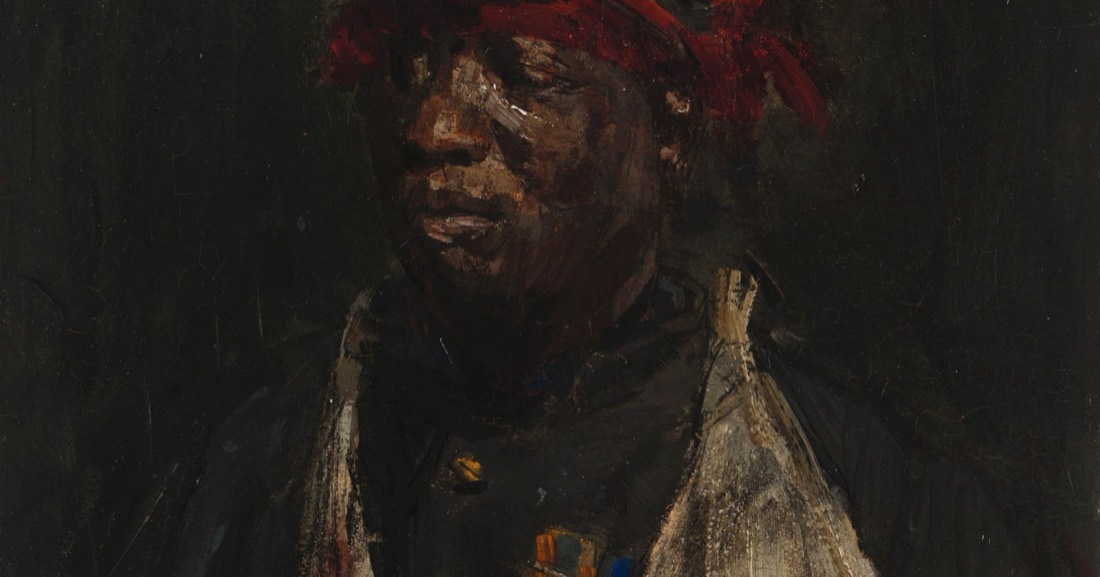 Portrait of a Wounded KNIL Soldier